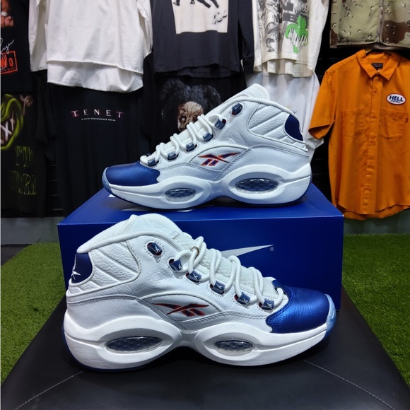 Reebok Question Allen Iverson Blue Toe Size 9 Men's Shoes - Picture 3 of 6